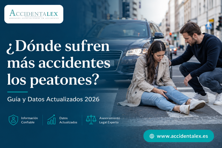 Dónde sufren los peatones más accidentes