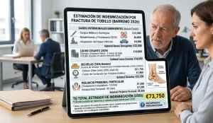Miguel Rodríguez Bianquetti 21 Cuanto cobraras por una fractura de tobillo tras un accidente de trafico en 2026 scaled